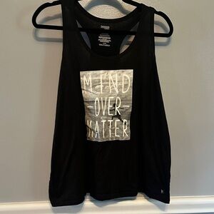 Danskin Black 'Mind Over Matter' Tank Top